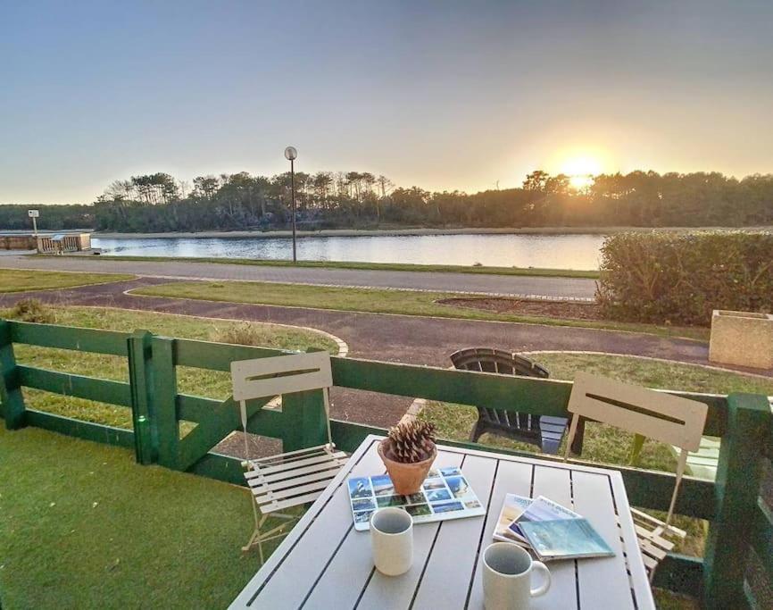 S- Lac 02-Soustons Appartement 4 Personnes Au Bord Du Lac Marin วิเยอซ์-บูโก-เลส์-แบ็งส์ ภายนอก รูปภาพ